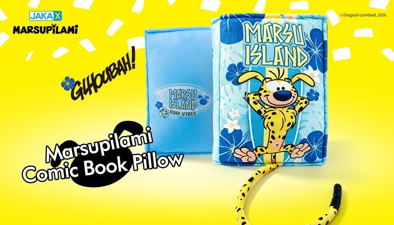 Marsupilami Comic Book Pillow