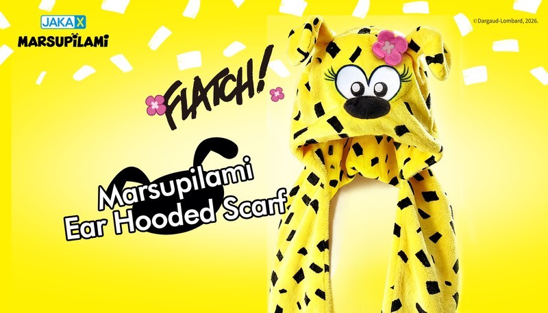 Marsupilami Ear Hooded Scarf